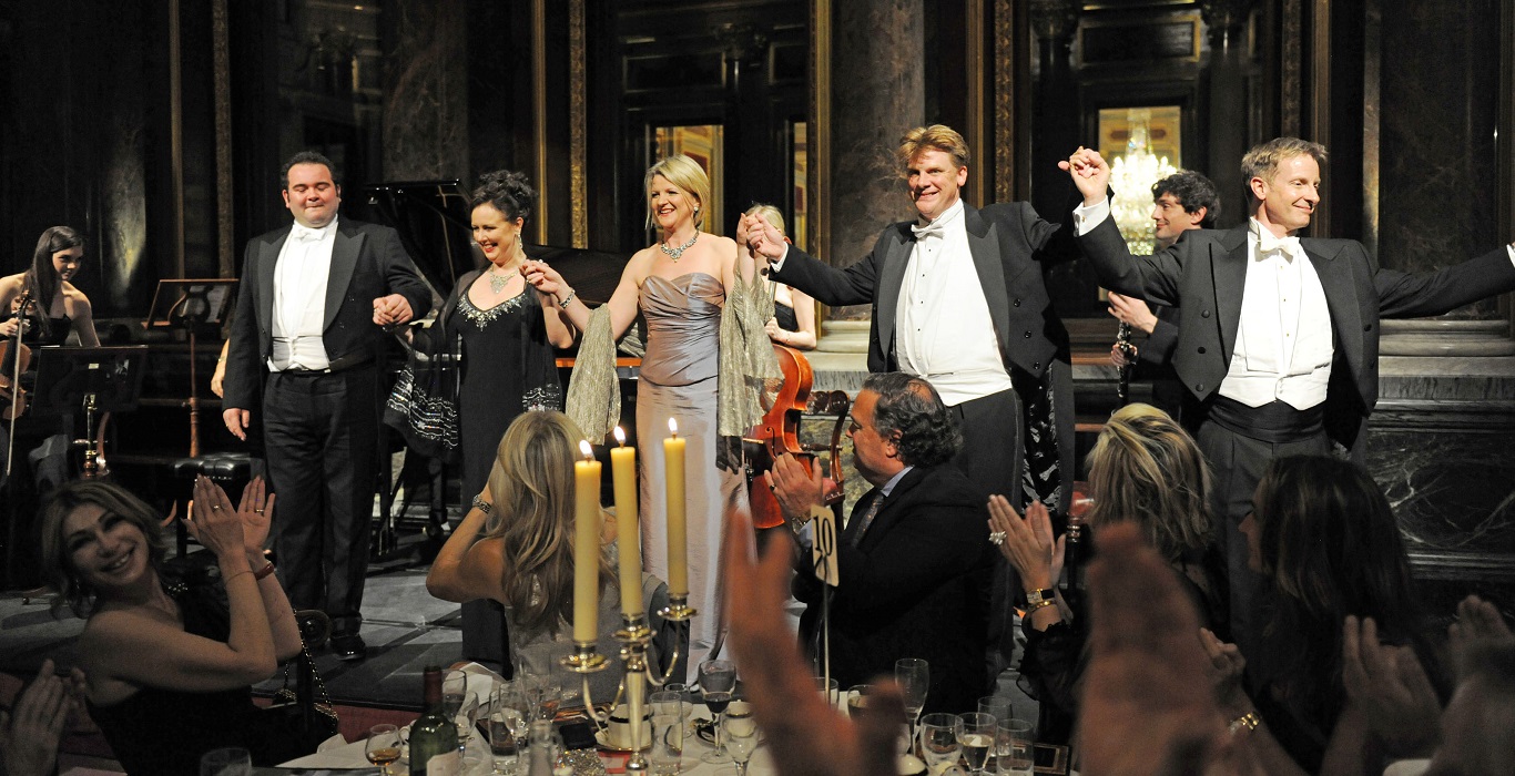 London Festival Opera Curtain Call Drapers' Hall for a Royal Charity Event